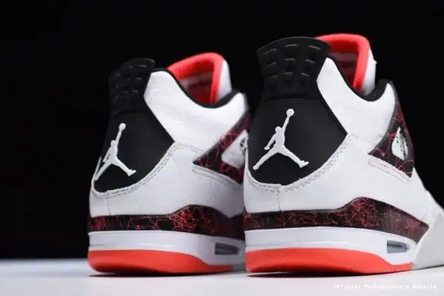 Official Maikesneakers Hot 308497-116 Lava Jordan 4 Air Retro 0614